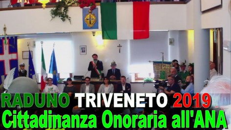Conferimento Cittadinanza Onoraria Tolmezzo all'Associazione Nazionale Alpini
