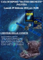 presentazione libro comete